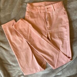 American Eagle Outfitters Women's Soft Pink Jeggings